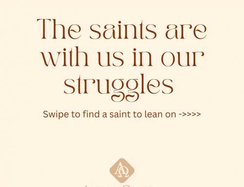 The saints are with us in our struggles