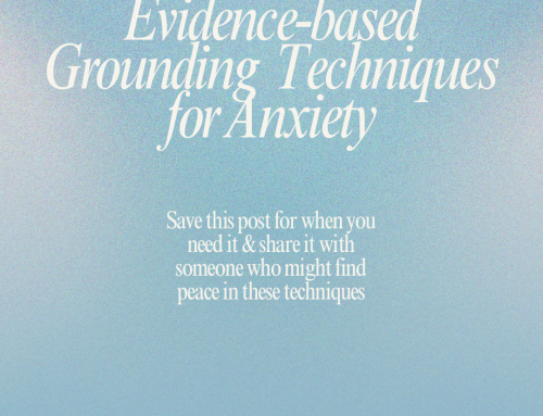 Throwback Thursday: Grounding Techniques for Anxiety